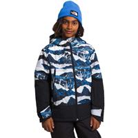 The North Face Boys’ Freedom Insulated Jacket - Optic Blue Mountain Traverse Print